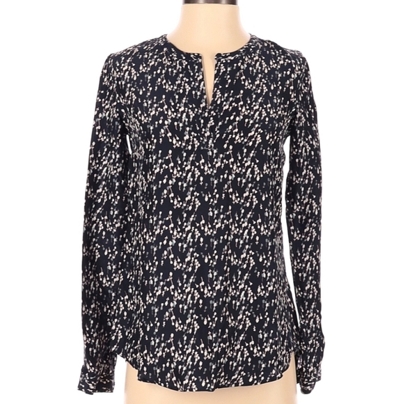 Garnet Hill Tops - Garnet Hill silk flower blouse